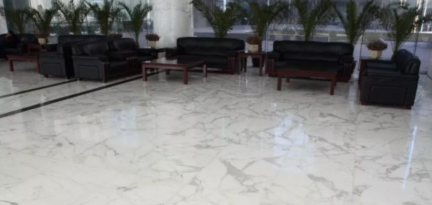 高檔進口白色大理石(雪花白)選料、加工、安裝、結晶護理的一些注意事項 雪花白大理石