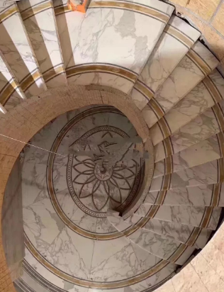 大理石旋轉(zhuǎn)樓梯如何報價 大理石旋轉(zhuǎn)樓梯