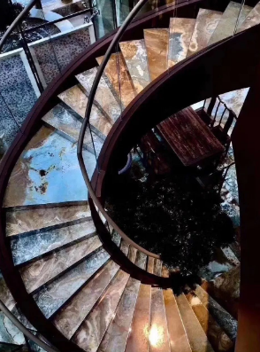 大理石旋轉(zhuǎn)樓梯如何報價 大理石旋轉(zhuǎn)樓梯