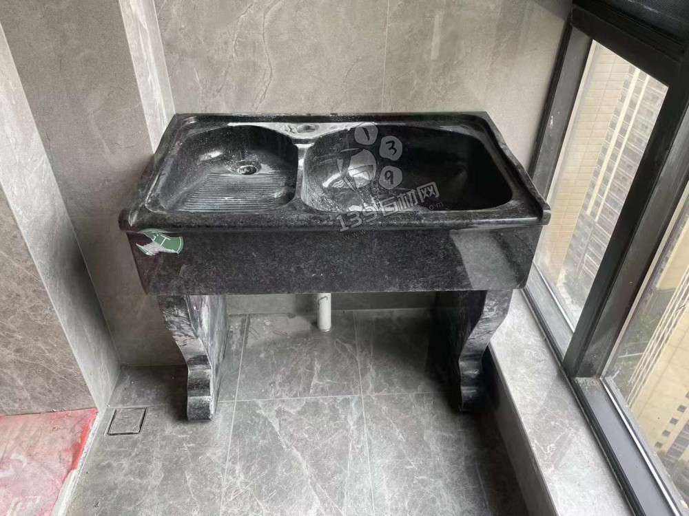 天然石材一體洗衣池家裝應用