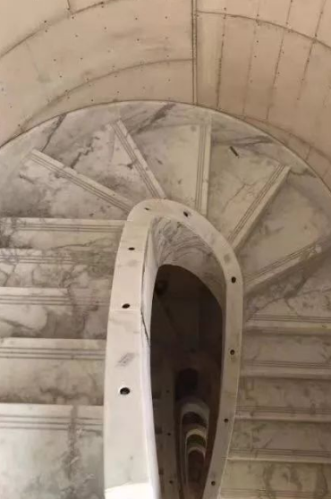 技術活:做一個優質的大理石旋轉樓梯,有多難? 大理石旋轉樓梯