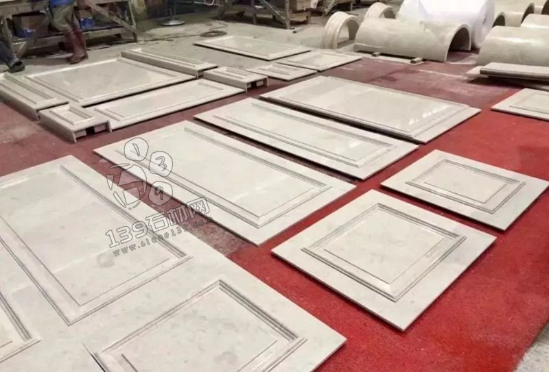 奧特曼米黃大理石羅馬背景墻排版過(guò)程賞析!