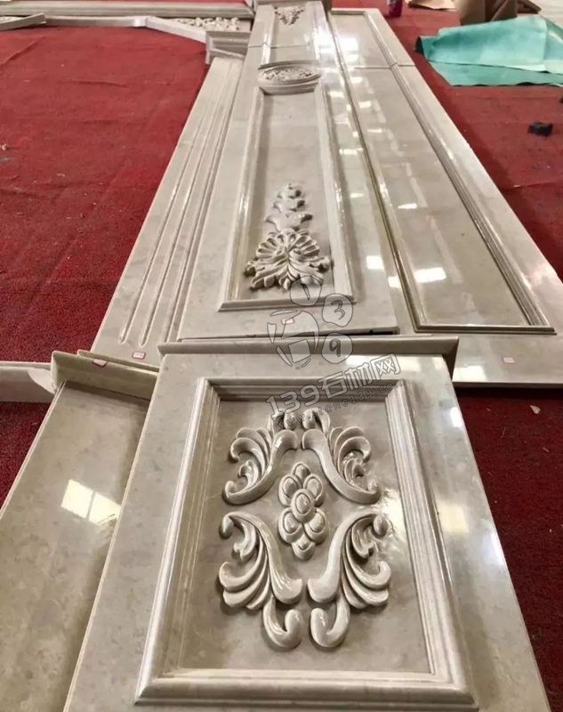 奧特曼米黃大理石羅馬背景墻排版過(guò)程賞析!