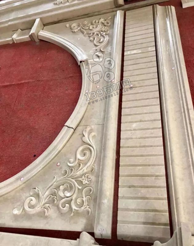 奧特曼米黃大理石羅馬背景墻排版過(guò)程賞析!