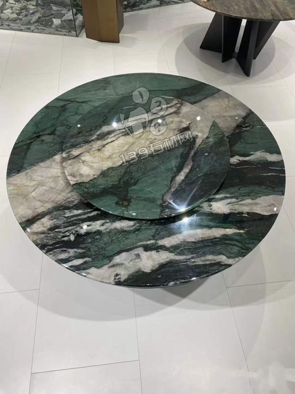 綠色奢石餐桌百達翡翠