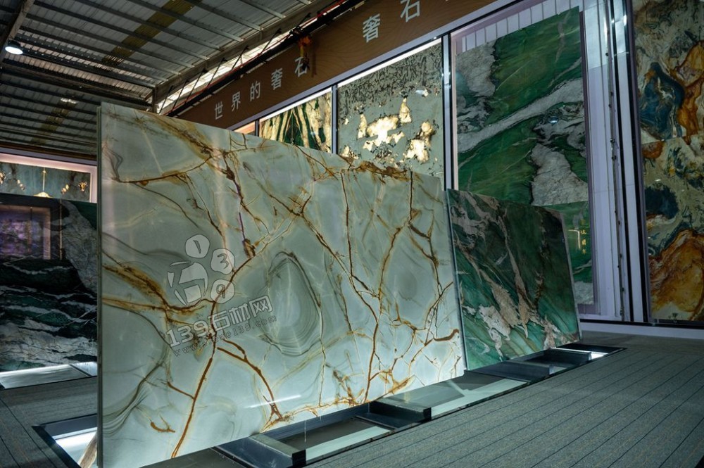 水頭奢石大板背景墻批發